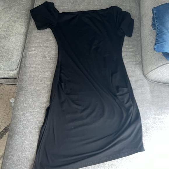ByEgreis off shoulder Black Dress (M) - Picture 5 of 8